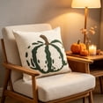 thumbnail image 5 of Fall Embroidered Pillow, Maple Leaf Cushion, Halloween Sofa Decor, Tufted Textured Design and Festive Themed Patterns for Living Room Sofas, Bedroom Accents, and Party Settings, 5 of 6