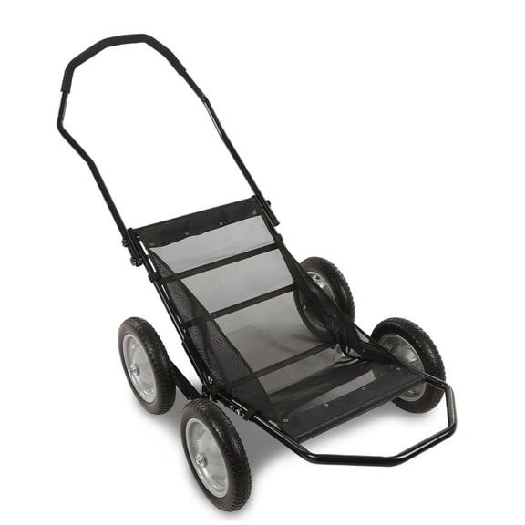 CROSSDESIGN 500 Pounds Capacity Foldable Multi Use Deer Game Recovery Cart Utility Gear Dolly with 4 Oversized Wheels All Terrain Cart