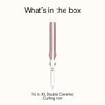 thumbnail image 2 of 1 ¼" XL Double Ceramic Curling Iron, 2 of 9