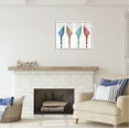 thumbnail image 3 of Stupell Industries Rustic Boat Oars Nature Painting White Framed Art Print Wall Art, 30 x 24, 3 of 9