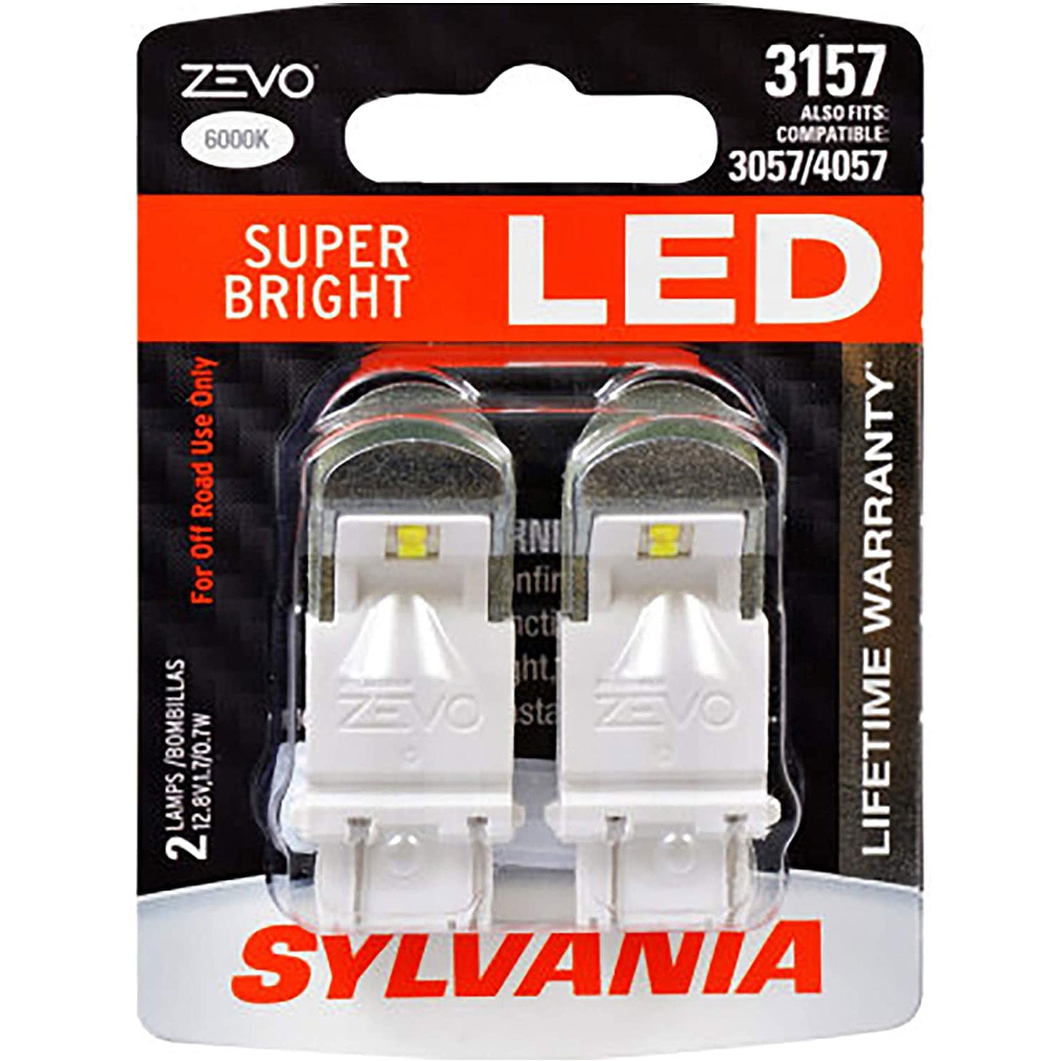 Sylvania, LED Auto Bulbs, 7440 White Mini, Turn Signal, 2 Pack