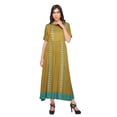 thumbnail image 4 of Moomaya Kurti Longue Imprimée Tenue d'Été Tunique Ligne A pour Femmes, 4 of 5
