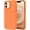 Bright Orange, variant on Designed for iPhone 13 Case, Premium Silicone with [Camera Protection] [Soft Anti-Scratch Microfiber Lining] Shockproof Protective Phone Case for iPhone 13 Women Men Girls 6.1", Black