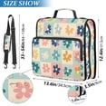 thumbnail image 2 of FORMRS Zipper Binder with Shoulder Strap 2-inch Ring 500 Sheet Capacity File Bag, Green Floral, 2 of 5