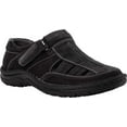 thumbnail image 1 of Men's Propet Jack Fisherman Sandal Black Nubuck 8 E, 1 of 5