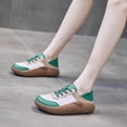 thumbnail image 6 of Women's Casual Shoes Fashion Leather Sneakers Platform Shoes Lightweight Slip On 38, 6 of 8