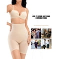 thumbnail image 7 of WTXUE Womens Panties Shaping & Control Shorts Bladder Control Underwear Shapewear High Waist Body Shaper Shorts Lifting Thigh Slimmer Shapewear Girdle | 1 Piece Beige L, 7 of 7