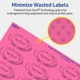 thumbnail image 5 of Avery Printable Oval Labels, Bright Pink, 1-1/8" x 2-1/4", 420ct, 5 of 11