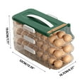 thumbnail image 3 of Vaidha Refrigerator Door Rolling Rack Holding Storage Box Refrigerator Can Be Stacked With Portable Box Kitchen Box, 3 of 3