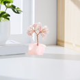 thumbnail image 1 of Árbol de flores de cristal Fiudx con base de cristal adorno decorativo de mesa, 1 of 6