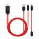 thumbnail image 1 of Reemplazo para Note2 / 3 S2 / S3 / S4 / S5 Cable de pantalla HD Adaptador convertidor de video de TV universal Cable USB Inevent EL1216-03B, 1 of 5