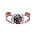 thumbnail image 6 of FRONT LINE JEWELRY Copper Bracelets with Horse/Wolves/Dolphin/Dragonfly/Hummingbird/Butterfly/Eagle Designs (AngelwithHarp), 6 of 25