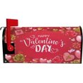 thumbnail image 5 of Valentines Day Love Hearts Magnetic Mailbox Cover Mailbox Wrap Post Letter Box Cover Home Decorative for Standard Mailboxes, 5 of 5