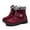 Red, variant on Deago Womens Warm Winter Snow Boots Waterproof Ankle Boots Outdoor Anti Slip Booties Comfortable Shoes for Women