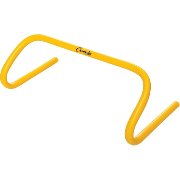 Champion Sports Speed Hurdle – 6", Yellow – Low-Profile Hurdle for Agility & Training