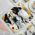 thumbnail image 2 of Spotted Dog Printed Gaming Mousepad Desk Mat, Non-Slip Rubber Bottom Mouse Mat 8.3x9.8 Inch - Suitable for Office and Gaming, 2 of 6
