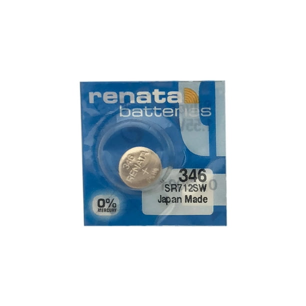 10 x 346 / SR712SW Batteries d'Oxyde d'Argent Renata