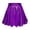 Purple, variant on Shiny Skirts for Women Ladies' Hot Stamping Pleated Skirt Plus Size Girls' Sports and Casual Short Skirt Waist Cinching Umbrella Skirt