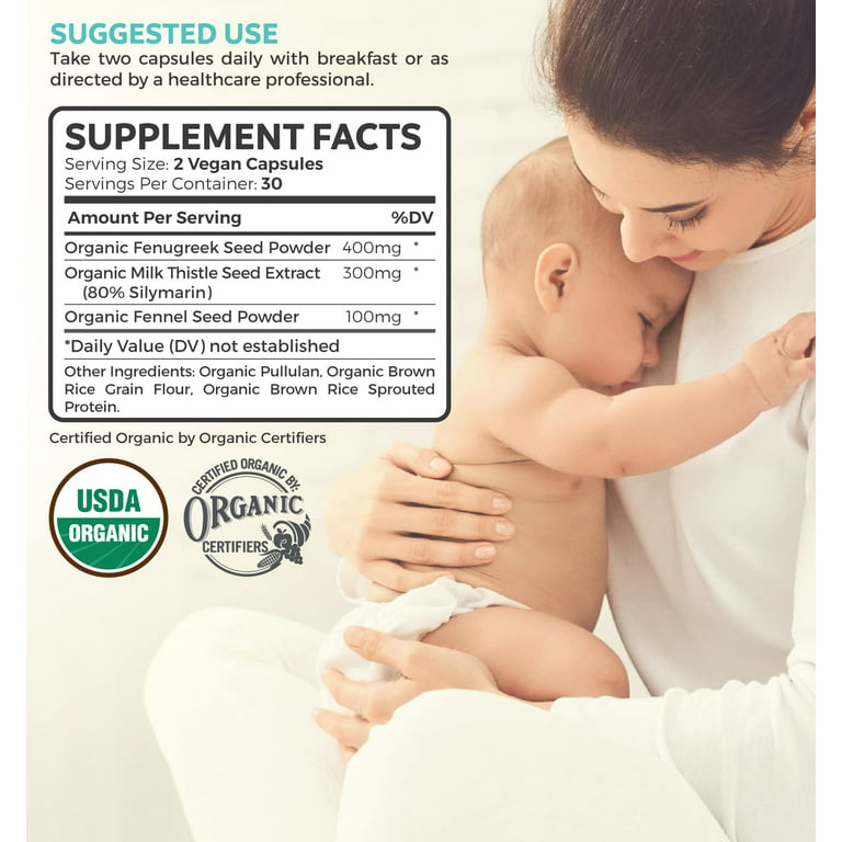 Lactation Support - Lactation Supplement For Breastfeeding - Increase Milk  Supply Fenugreek Capsules…See more Lactation Support - Lactation Supplement