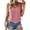 Red -AJ13, variant on IYYVV Gingham Tops for Women Spring Summer Cotton Sleeveless Tank Top Casual Beach Cute Plaid Button Down Shirts Blouses Brown M