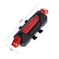thumbnail image 2 of Luz trasera LED Wdftyju recargable por USB resistente al agua color rojo 5 uds, 2 of 7