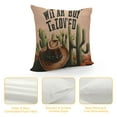 thumbnail image 4 of JEUXUS Western Retro If I Was A Cowboy I'd Be Wild and Free Cactus Mountains Decorative Throw Pillow Case Western Cowboy Retro decor For Home Bedroom Dorm,Cowboy Gifts for Men Cowboy Teenage boys, 4 of 5