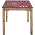 thumbnail image 3 of Manhattan Comfort Table à Manger 48" en Rouge et Naturel, 3 of 4