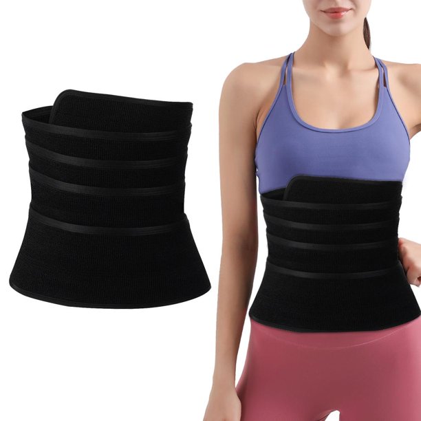 Cinta De Entrenamiento De Cintura Más Gruesa Para Mujer, Cinturón De Envoltura De Barriga Adelgazante, Cinturón Moldeador De Cintura Ajustable Para Mujer Sweethay OD016713-02