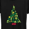 thumbnail image 3 of Star Wars - Character Christmas Tree Women's Short Sleeve Graphic T-Shirt, 3 of 5