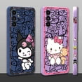 thumbnail image 2 of Sanrio H-Hello K-Kitty Kuromi Phone Case for Samsung Galaxy A20s A02s A30 A10s A04s A31 A70 A03s A50 A05S Square Liquid Cover Gift Festivals, 2 of 6