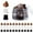 Style 1, variant on 36 Pcs Durable Mini Hair Claw Clips, for Design Kids and Adult Hairstyles, Decroation Buns, Pining Bangs, Strong Grip, Multifunction Clamp Clips. - Style 4