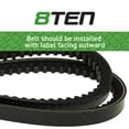 thumbnail image 3 of 8TEN Cogged Belt for Toro Quest TimeCutter ZS5000 SW5000 130-6976 810-CBL2545T, 3 of 4