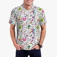 thumbnail image 5 of Wukai Fun Animal with Unicorn Men’s Polo Shirts,Quick-Dry Athletic Shirt,Classic Fit Shirts-4X-Large, 5 of 8