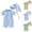 Style2-Blue girl swimsuits, variant on Mceream Girl Swimsuit Stripes Long Sleeve One Piece Swimsuit Romper with Swim Hat Quick Dry Bathing Suit Beach Rash Guard with UPF 50 Sun Protection 0-3 T