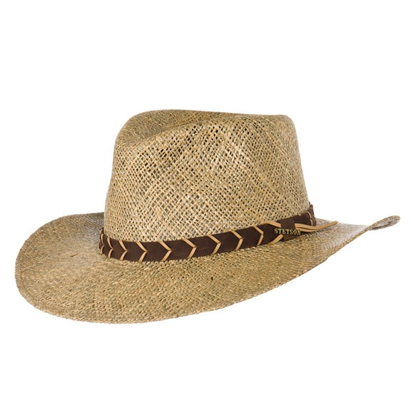 Stetson Alder Seagrass Straw Outdoor Western Hat - Medium
