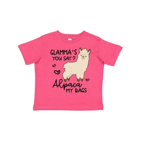 

Inktastic Glamma s You Say Alpaca My Bags Gift Toddler Boy or Toddler Girl T-Shirt