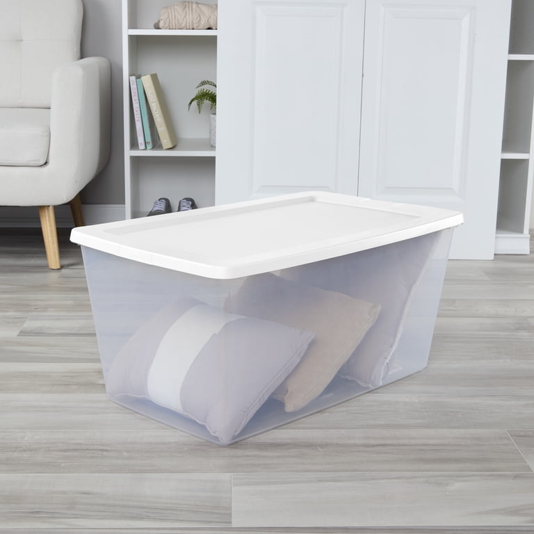 Sterilite 90-Quart Storage Bin with Lid, 4-Pack photo 3