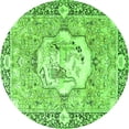 thumbnail image 1 of Ahgly Company Indoor Round Persian Green Traditional Area Rugs, 6' Round, 1 of 1