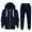 Z02-Navy, variant on 2 Piece Outfit Boys Girls Pullover Hoodies Sweatshirt Suit For Kids Tracksuit Set Fall Winter Outfits For 3-12 Years(Pink,5-6 Years)