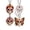 D, variant on 4 Pcs Day of the Dead Sugar Skull Ornaments 3.15 in Acrylic Calavera Hanging Decor for Halloween Dia de los Muertos Door and Tree