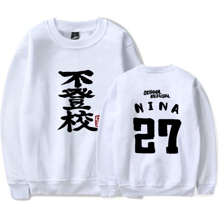 Girls Band Cry Crewneck Sweatshirt Anime Casual Streetwear Manga Oversize Adult Sweatshirts