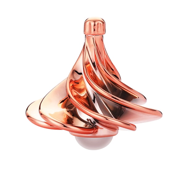 fastboy Inertial Fingertip Stunt Gyroscope Gyro Toy for Children Colorful Gyro Wind-driven Gyro Toys Kid Adult Antistress rose gold 1Set