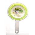 thumbnail image 1 of Compact Silicone Collapsible Mixing Bowl with Helper Handle, 1½-Quart, Green, 1 of 2