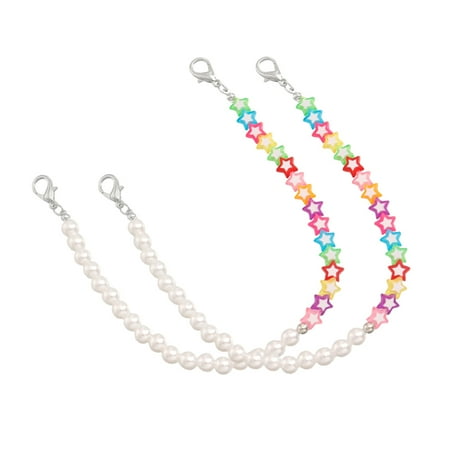 OUNONA Western Jewelry for Women Cowgirl Shoelace Charms Glasses Chain Gold Decoration