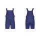 thumbnail image 4 of Gibobby Mono Ajustado de Verano Mono Tamaño Jumper Mujer Algodón Suelto Casual Lino Pantalones cortos grandes Mono de mujer(Azul， L), 4 of 4