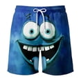 thumbnail image 4 of Casual Shorts for Men Men's Casual Beach Shorts for Everyday Wear Without Resort Boundaries for Summer Comfort and Relaxation Blue M, 4 of 4