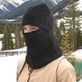 thumbnail image 2 of Unique Bargains 1 Pc Multi-function Face Mask Polar Fleece Balaclava for Cycling Black, 2 of 6