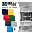 thumbnail image 3 of VEVOR Concrete Stamps Mat 24 in 7 pcs Texturing Skin Polyurethane Texture Molds, 3 of 9
