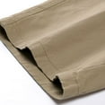thumbnail image 2 of YUELONGHU Men's Casual Cargo Pants Mens Cargo Pants Relaxed Fit Khaki Male Fashion Casual Solid Color Pocket Zipper Buckle Outdoor Shorts Tooling Shorts L, 2 of 7