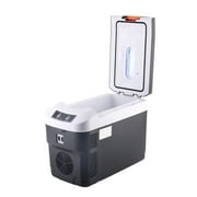 12 Volt Car Refrigerator, 13QT(12L) Portable Car Refrigerator, Freezer Fridge Cooler DC & AC, Mini Fridge for Camping, Travel, Truck, Home, Fishing, RV and Outdoor Black